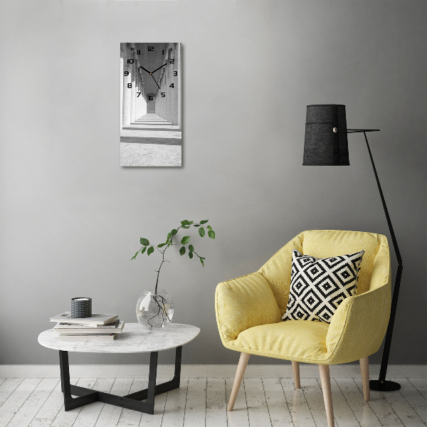 Reloj rectangular Corredor