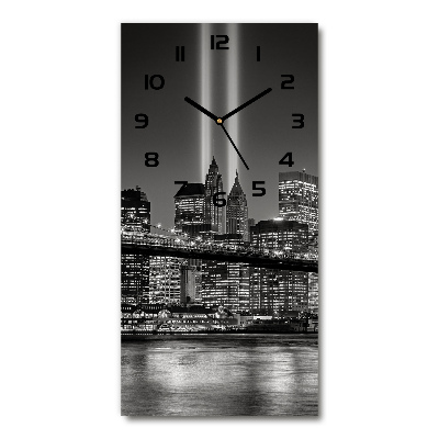 Reloj rectangular Manhattan Nueva York
