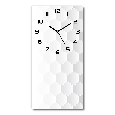 Reloj rectangular Fondo geométrico