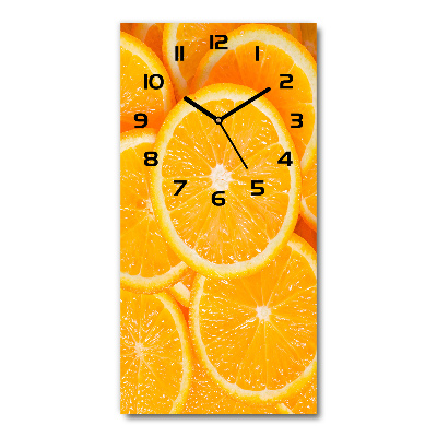 Reloj vertical Rodajas de naranja