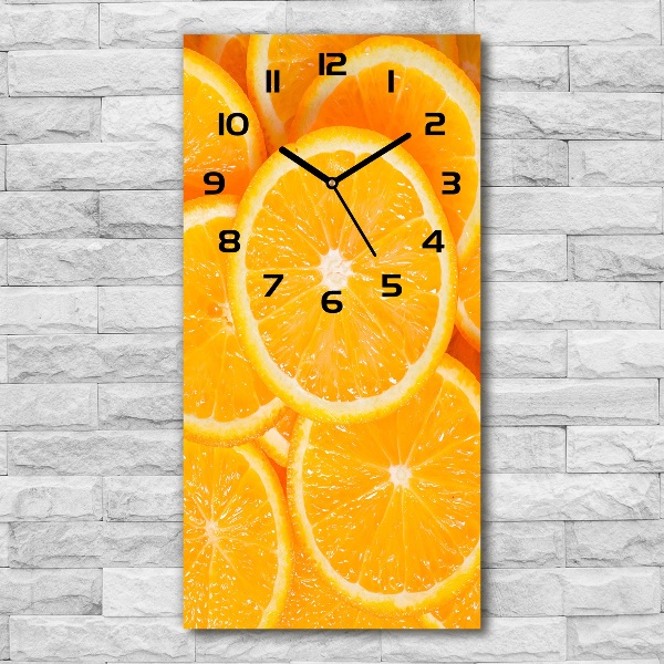 Reloj vertical Rodajas de naranja