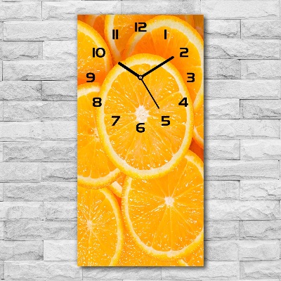 Reloj vertical Rodajas de naranja