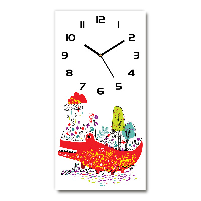 Reloj rectangular Cocodrilo