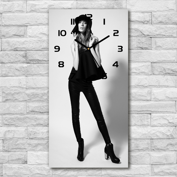 Reloj rectangular Mujer de negro