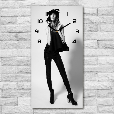 Reloj rectangular Mujer de negro