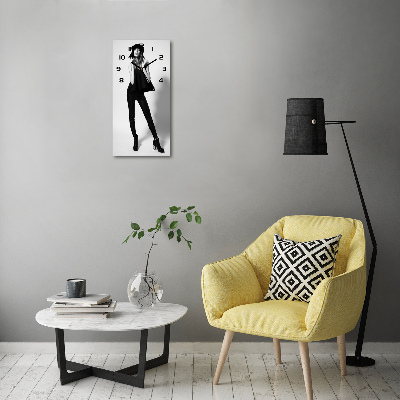 Reloj rectangular Mujer de negro