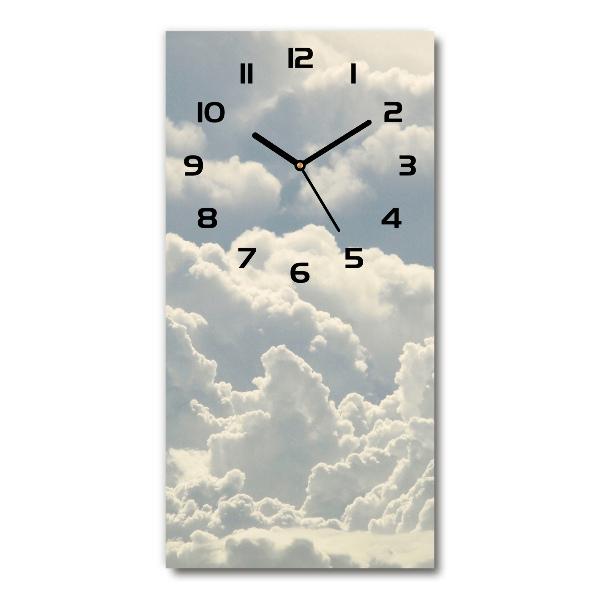 Reloj vertical Nubes