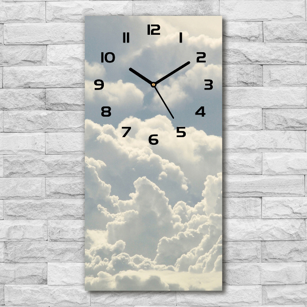 Reloj vertical Nubes