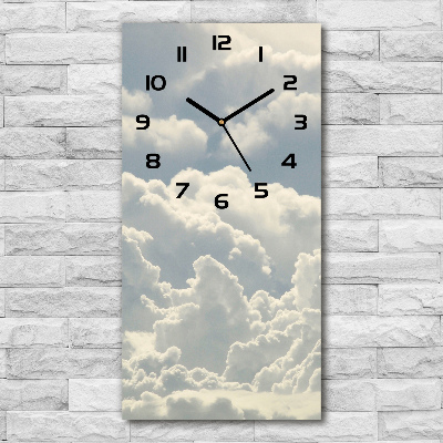 Reloj vertical Nubes