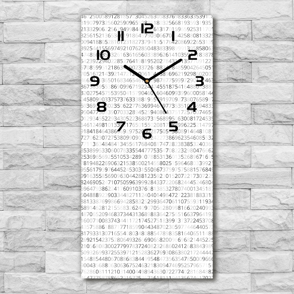 Reloj vertical Código binario