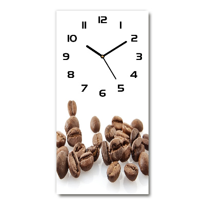 Reloj vertical Granos de café