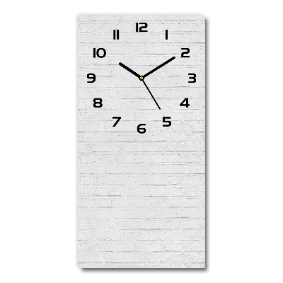 Reloj de vidrio vertical Pared de ladrillos