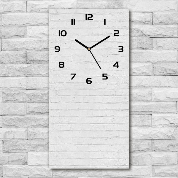 Reloj de vidrio vertical Pared de ladrillos
