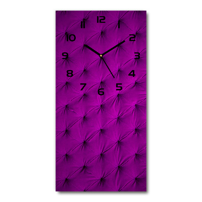Reloj rectangular Pared de terciopelo