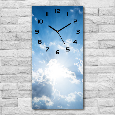 Reloj rectangular Nubes en el cielo