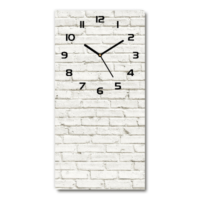 Reloj rectangular Pared de ladrillos