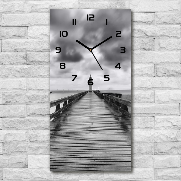 Zegar ścienny cichy Latarnia morska