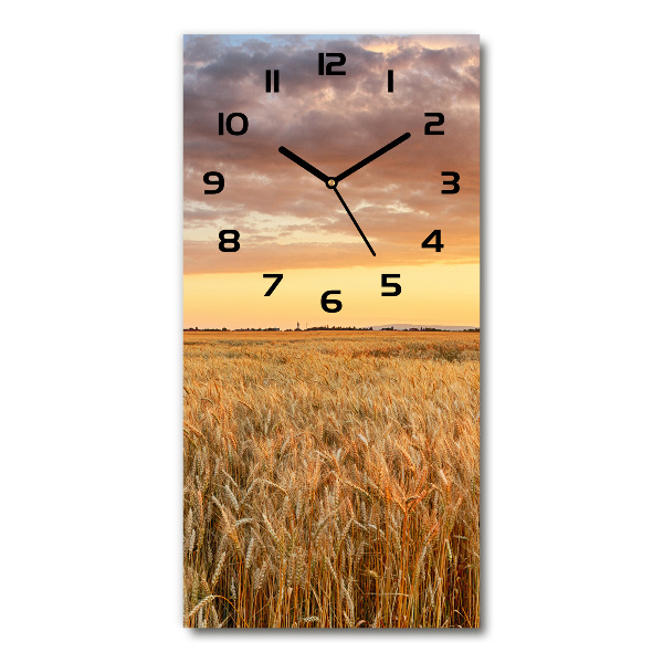 Reloj rectangular Campo de trigo