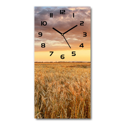 Reloj rectangular Campo de trigo