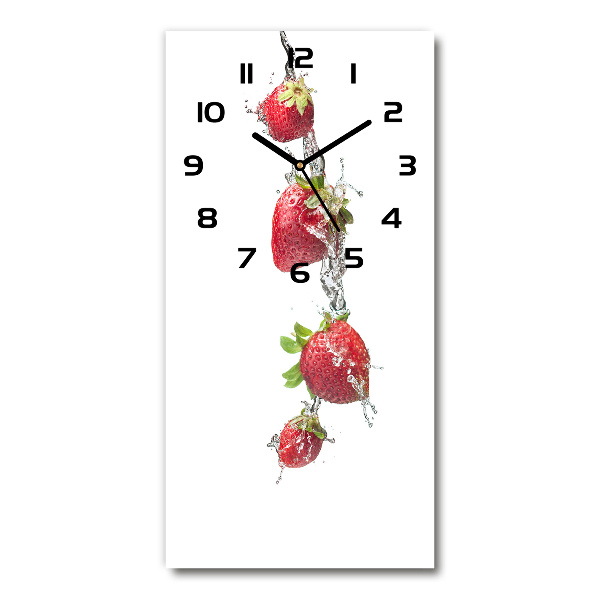 Reloj rectangular Fresas