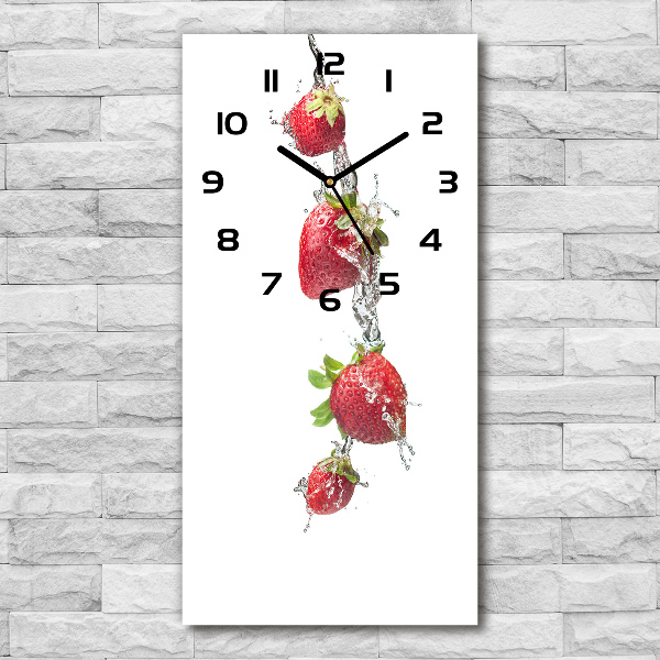 Reloj rectangular Fresas