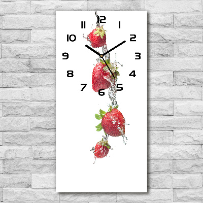 Reloj rectangular Fresas