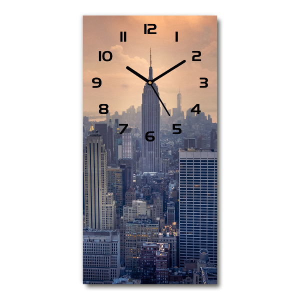 Reloj vertical Manhattan Nueva York