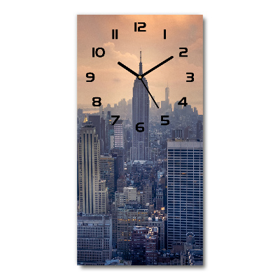 Reloj vertical Manhattan Nueva York
