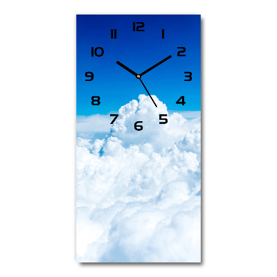 Reloj vertical Vuelo sobre las nubes