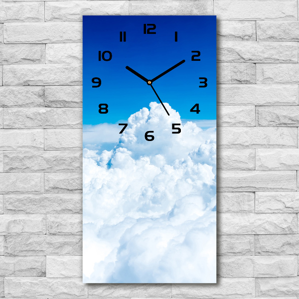 Reloj vertical Vuelo sobre las nubes