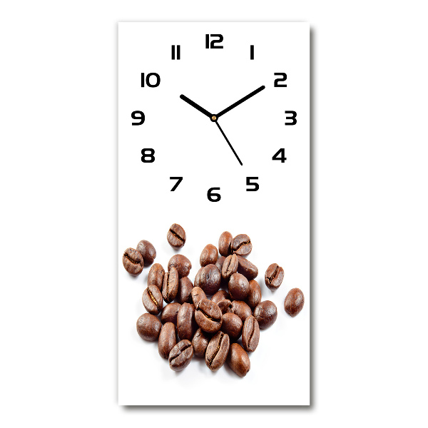 Reloj vertical Granos de café