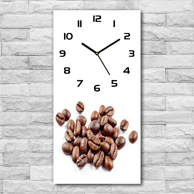 Reloj vertical Granos de café