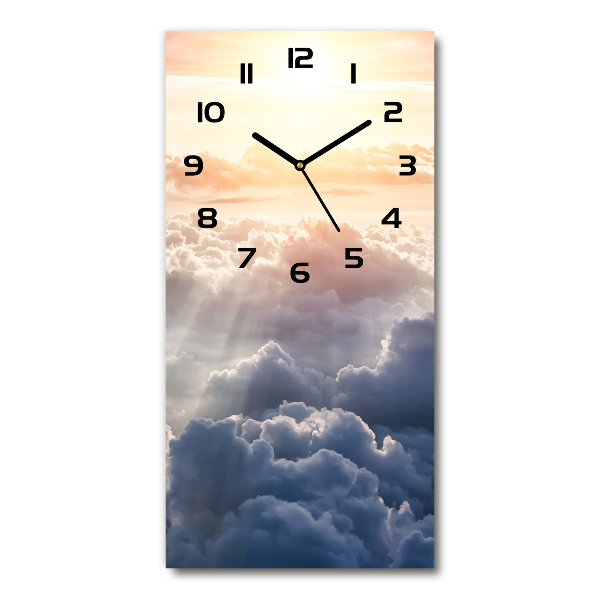 Reloj rectangular Vuelo sobre las nubes