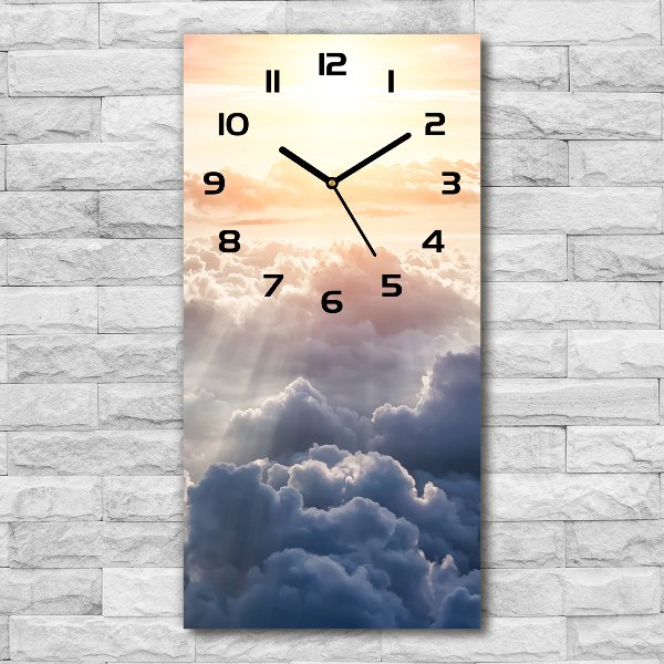 Reloj rectangular Vuelo sobre las nubes