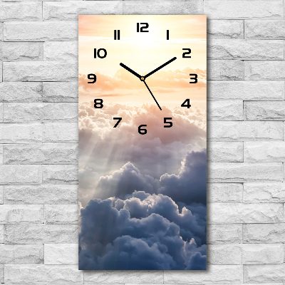 Reloj rectangular Vuelo sobre las nubes
