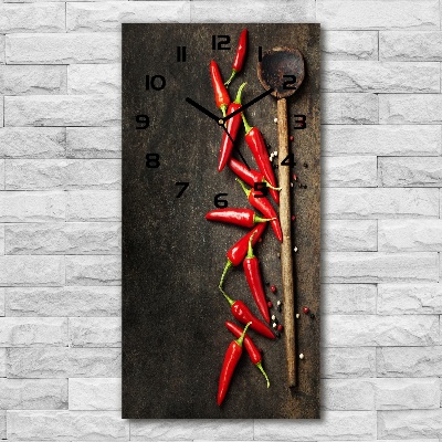 Reloj rectangular Chiles
