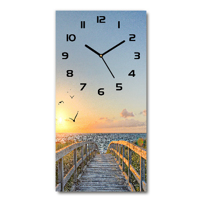 Reloj rectangular Camino a la playa