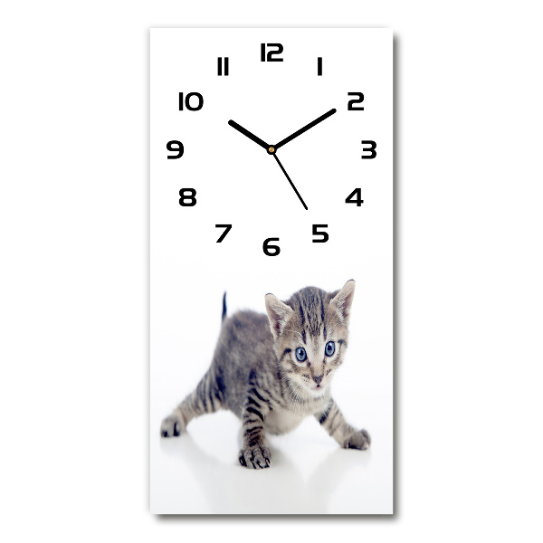Reloj rectangular Pequeño gato