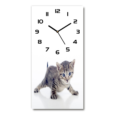Reloj rectangular Pequeño gato
