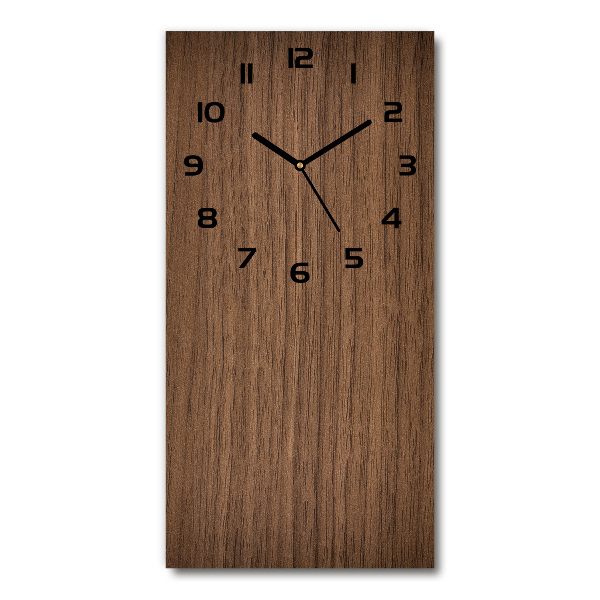 Reloj vertical Fondo de madera