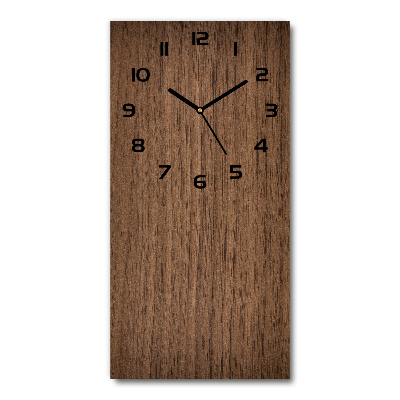 Reloj vertical Fondo de madera