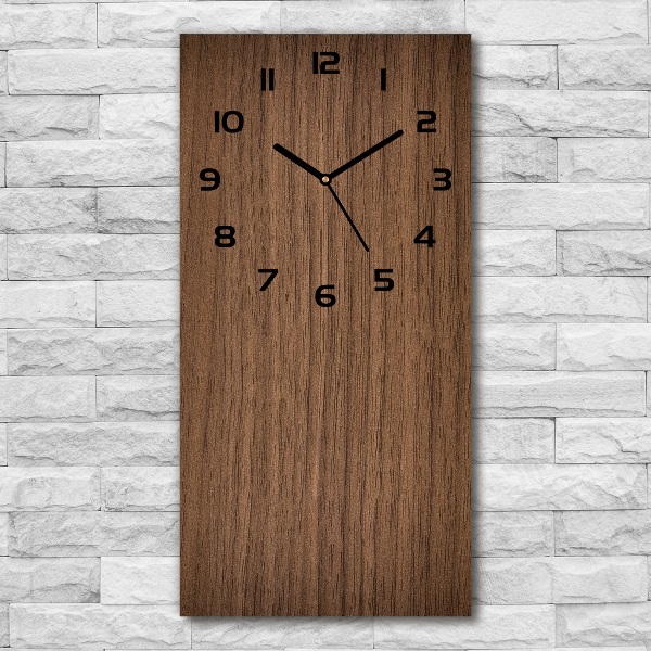 Reloj vertical Fondo de madera