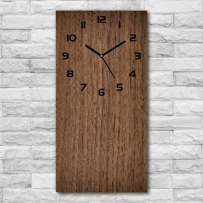Reloj vertical Fondo de madera