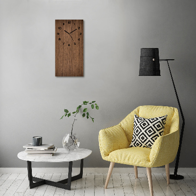 Reloj vertical Fondo de madera