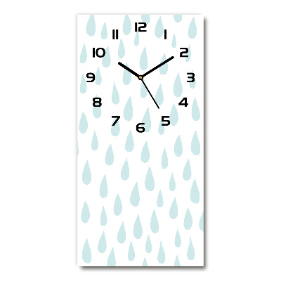 Reloj vertical Gotas