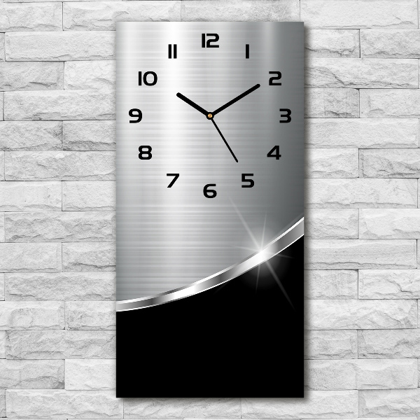 Reloj vertical Abstracción de metal