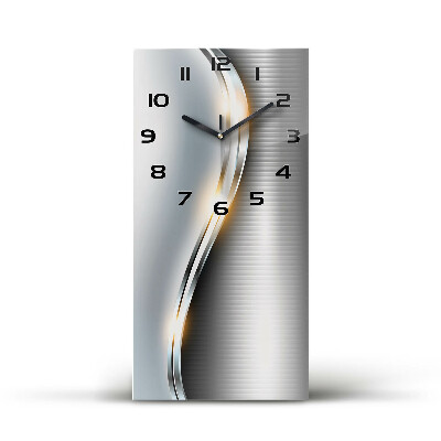 Reloj rectangular Abstracción de metal