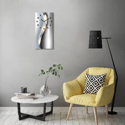 Reloj rectangular Abstracción de metal