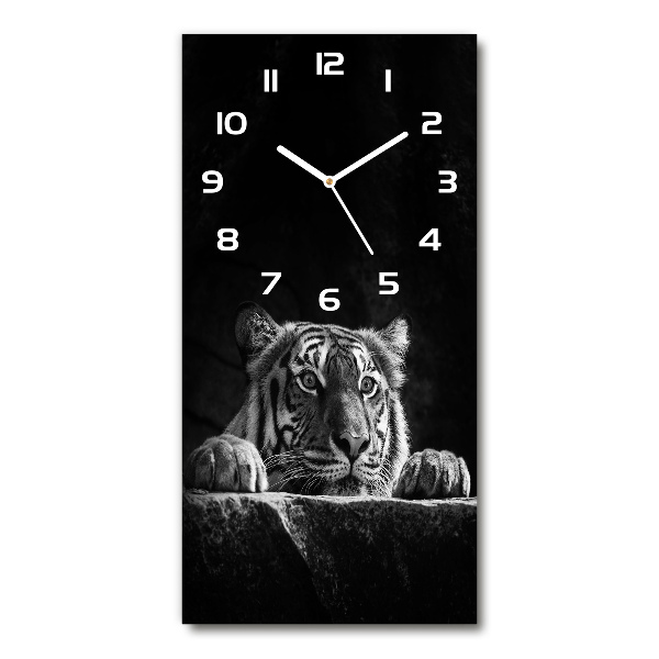 Reloj de cristal vertical Tigre