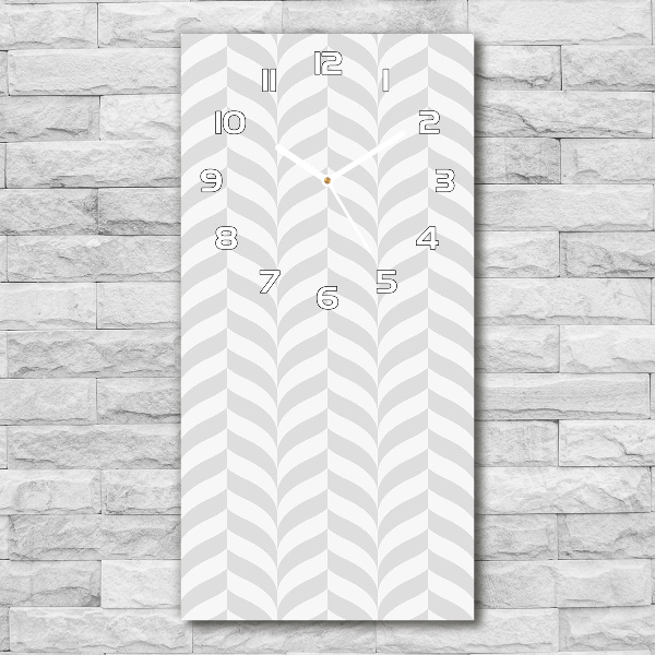 Reloj vertical Fondo geométrico